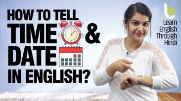 How To Say Time And Date In English? | Parts Of The Day | English Speaking Practice Lesson In Hindi